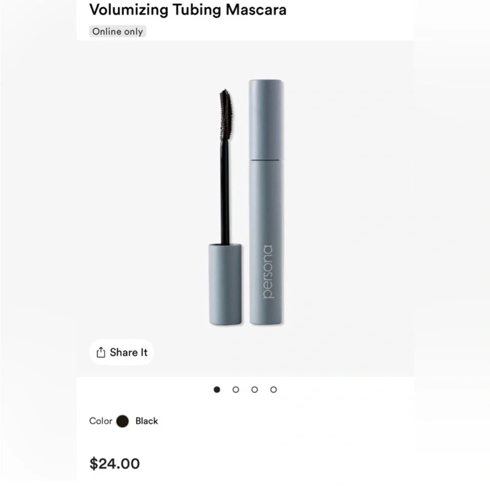 Persona Cosmetics Volumizing Tubing Mascara brand NEW